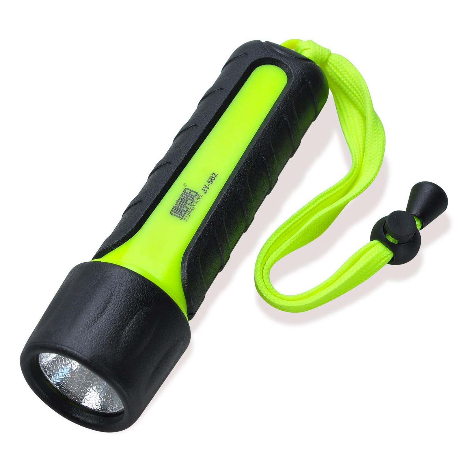 Lychee Diving Flashlight Bright Underwater Waterproof//LED Flashlight/for Diving, Outdoor Sports, Hiking, Camping, Night Fishing, Night Maintenance(300 lm)