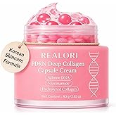 realori PDRN Capsule Cream with Vitamin C &amp; Collagen &ndash; Korean Boba Moisturizer for Face, Pink Jelly Cream for Deep Hydration, Skin Repair, and Glow &ndash; Korean Skincare Gel for All Skin Types