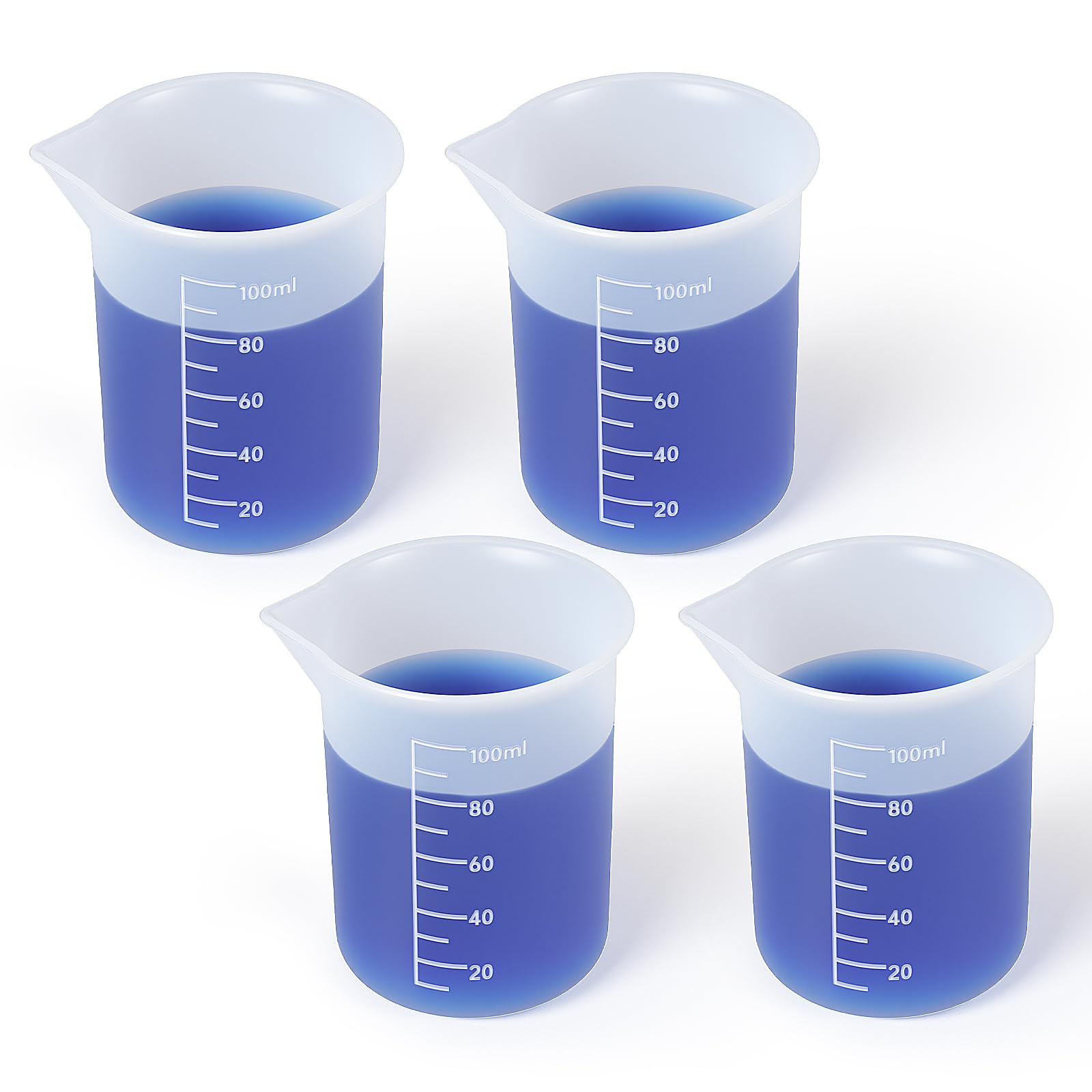 Photo 1 of BOHUIZ 4Pcs Laundry Detergent Cup, Silicone Laundry Detergent Measuring Cup, Washable Dispenser Cups Reusable Laundry Measuring Cup for Liquid No More Mess or Leaks for Home, Dormitory, Hotel