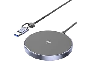 BENFEI Magnetic Wireless Charger 15w Compatile with MagSafe Charger/iPhone 16/16 Pro/16 Plus/16 Pro Max/iPhone 15 Pro Max Plu