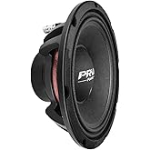 PRV AUDIO 8 Inch Midbass Speaker 8MB700FT-NDY 8 Ohm Neodymium Loudspeaker with 700 Watts RMS Power, Pro Audio High Excursion Neo Mid Bass Speaker (Single)