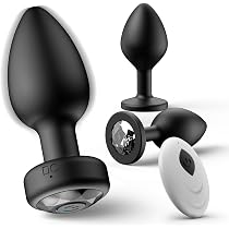 Amazon.com: Anal Plug Sex Toys Vibrator- 3PCS Silicone Anal Toys ...