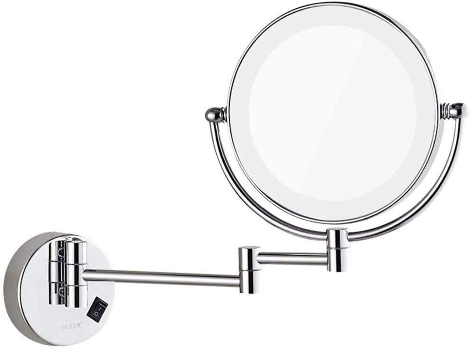 DIELUNY Schminkspiegel, Wandhalterung Eitelkeit LED-Leuchten Hotel