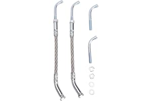 aqxreight 2PCS Snowmobile Ice Scratchers Kit for Snowmobiles with Reverse Non Reverse Gear Track Heights 2 1 2in