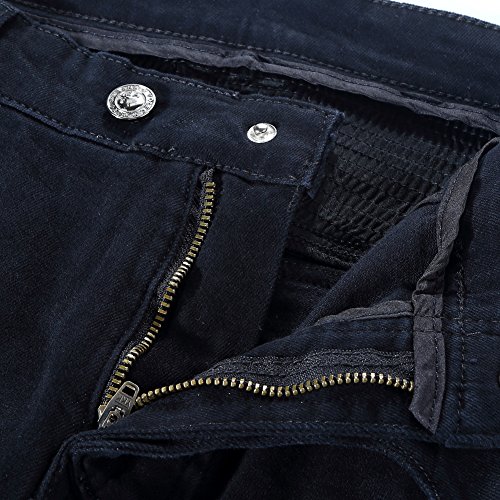 image for Takuey Men Motorcycle Riding Pants Motorcross Denim Jeans with 4 Prote