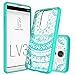 LG Aristo Case, LG Fortune/Phoenix 3/MS210 M210/k8 2017/Risio 2/ Rebel 2 LTE Case Clear,Anoke Cute Thin Slim Mandala Protective Cell Phone Cases Cover with Screen Protector for Girls Women LG LV3 Mint