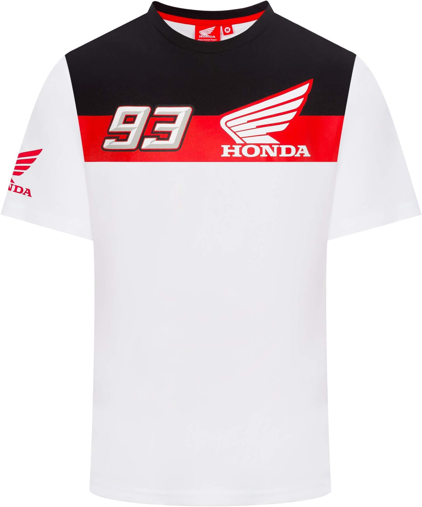 2019 Marc Marquez Men's #93 T-Shirt White Official MotoGP Merchandise