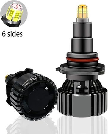 Amazon Hb3 Ledヘッドライト 車用 Ledバルブ 高輝度 ルーメン lm 7500lm 2 6000k Dc12v 24v Hi ハイビーム 専用 52w 26w 2 Ip68 防水 一体型 無極性 2個セット Ledバルブ 車 バイク