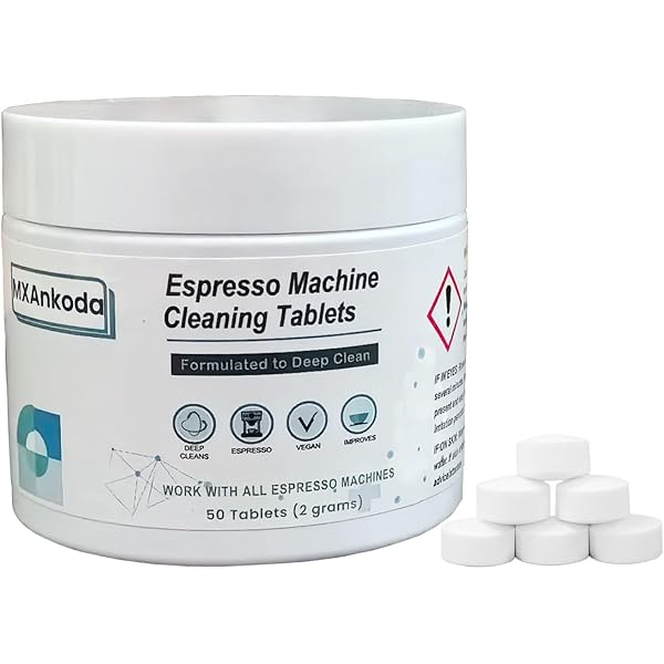 Pastilles Détergent Machines Café Sage 8 Unités Sage Tablettes Nettoyage Expresso - Lot De 8 - Pour Machines Sage - Élimine Huiles Et Résidus Tablettes Nettoyantes