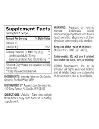 solimo aceite de onagra 1000 mg, 90 °Cápsulas blandas