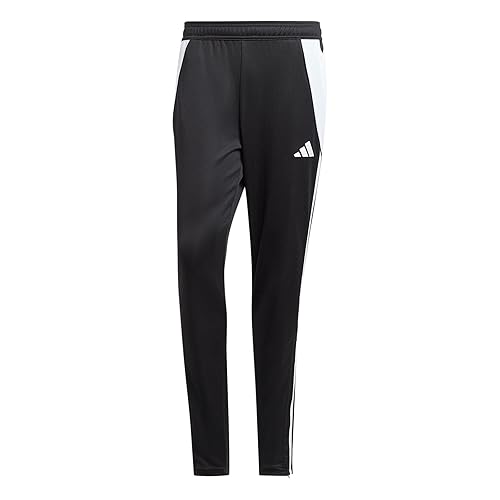 adidas Men's Tiro 24 Training Pants, Black/White, Medium