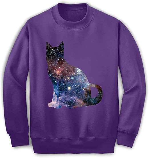 Amazon Fox Republic 猫 シルエット 宇宙 ねこ キッズ スウェット オリジナルプリント 通販