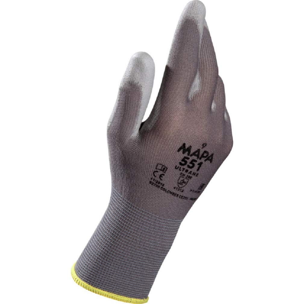 MAPA Professional Ultrane 551 PU Workman Gloves, Mechanics, Work Site, Builders, DIY, Construction - Image 3