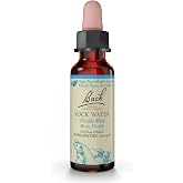 Bach Original Flower Remedies, Rock Water (Non-Alcohol Formula) - Flexible Mind - Natural Homeopathic Flower Essence for Emotional Balance - Vegan, Gluten Free, Sugar Free - 10mL Dropper