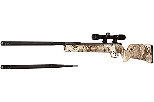 Barra Airguns 1200g Dual Caliber Pellet Rifle, Hunting Pellet Rifle, Break Barrel 1200 FPS Gas Piston .177 Cal or .22 Dual Caliber