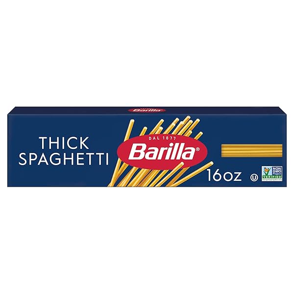 BARILLA THICK SPAGHETTI PASTA, 16 OZ. BOX –...