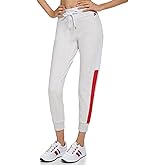 Tommy Hilfiger Women's Color Block Side Strip Tapered Jogger Sweatpants