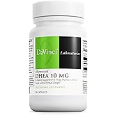 DAVINCI Labs Micronized DHEA 10mg - Helps to Support Healthy Aging, Hormone Balance, Brain Health, Thyroid Function & More - Vegetarian, Gluten-Free - 90 Capsules