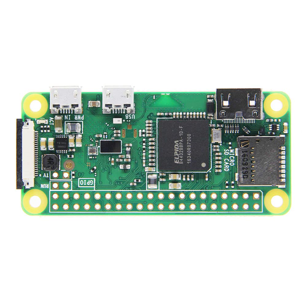Raspberry Pi Zero W (Wireless) (2017 model) - Raspberry Pi - Single-Board Computer - Wi-Fi, Bluetooth - 802.11n