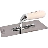 Co.Me Mirror-Polished Beveled Venetian Trowel &ndash; INOX Stainless Steel &ndash; Made in Italy (4" X 9-1/2" (100 X 240 MM) TRAPEZOIDAL)