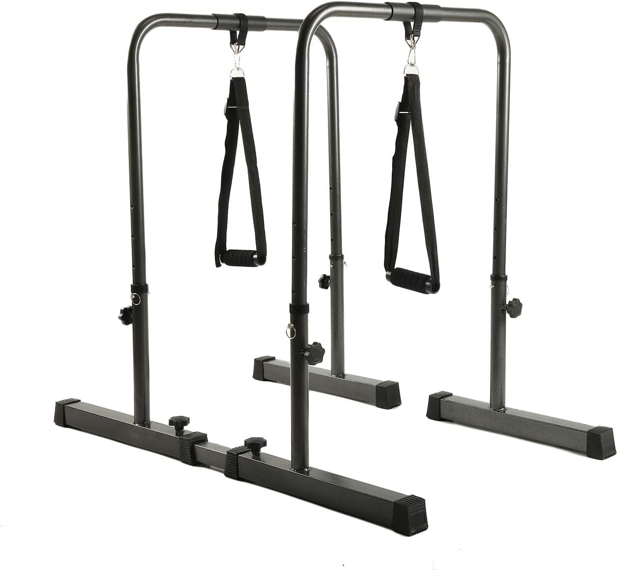 Portable Fitness Workout Dip Bar Station PullUp Bar Heavy Duty Ultimate Body Press Bar with