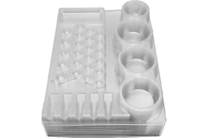 COSIKI Pigment Tray, 24pcs Portable Ink Dish for Shop