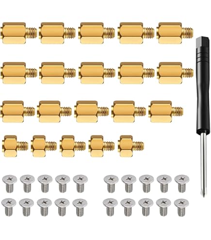 Kit Tornillos Para SSD M.2 NVMe - Incluye Espaciadores, Tornillos, Juntas Y Destornillador | Instalación Fácil