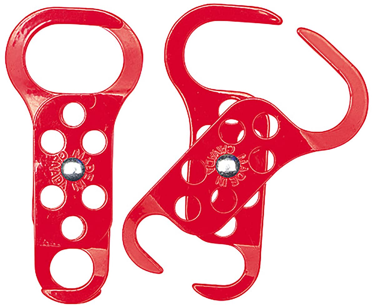 Brady Steel Lockout Hasp, Has Two Hasp Sizes 31.75 x 44.45 and 19mm Diameter