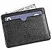Slim Genuine Leather Wallet Minimalist Front Pocket Card Holder Credit Card Case