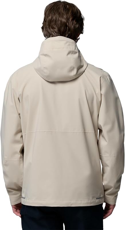Chaqueta impermeable Altbound para hombre, color fósil antiguo, talla M