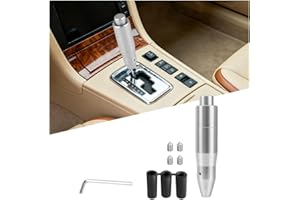 TSUGAMI Car Automatic Shift Lever, 1.37" x 5.7" Aluminum Alloy Vehicle Gear Shifter Handle with M8 M10 M12 Adapter, Modified 