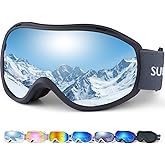 Supertrip Ski Goggles Men Women Anti-Fog Snow Goggles UV Protection Snowboard Goggles for Adult Youth