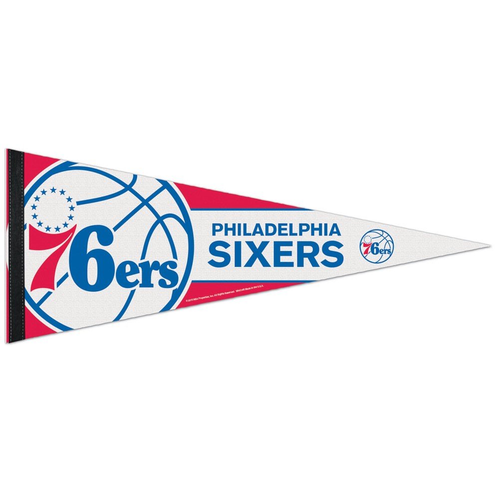 WinCraft NBA 72911015 Philadelphia 76Ers Premium Pennant, 12" X 30"