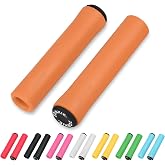 Eco-Friendly Silicone Bike Handlebar Grips, Ergonomic Non-Slip MTB Grips for Mountain Bikes, BMX, Beach Cruisers, Scooters, Folding Bikes &amp; Kids Bicycles