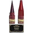 Yogic Mantra Shringar Sindoor Sticks Deep Red Color (2 Pack with TeaLegacy Free Sample) Premium Sindur Stick for Women. Sweat Resistant for Bindi Dots, Forehead Tikka Mang Sindoor