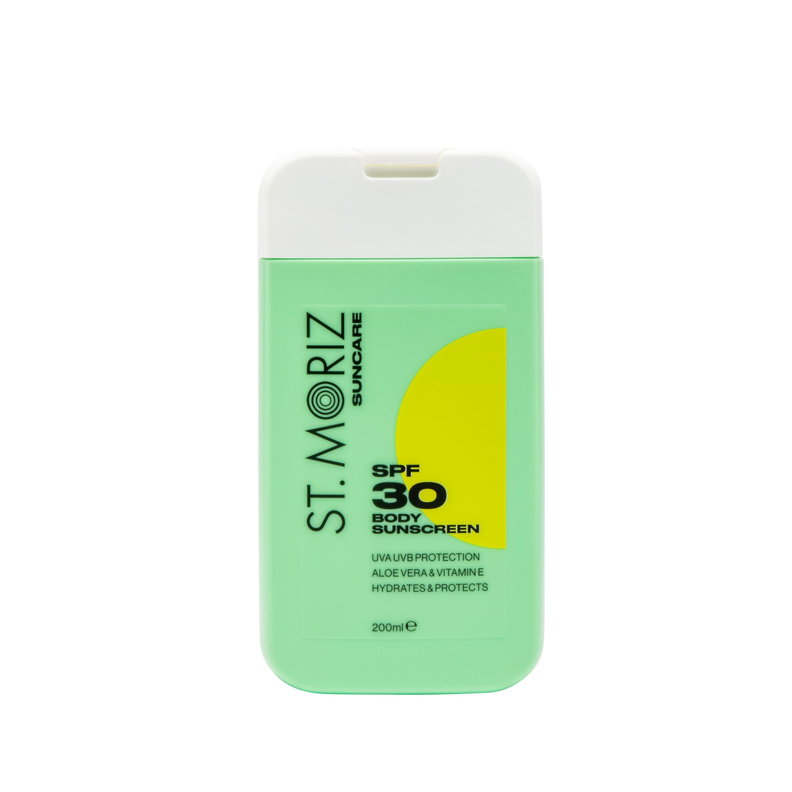 St Moriz Suncare SPF 30 Body Sunscreen | UVA & UVB Protection SPF 30 Daily Use Moisturising Sunscreen Body Lotion with Aloe Vera & Vitamin E | Dermatologically Tested | Vegan | Cruelty Free | 200ml