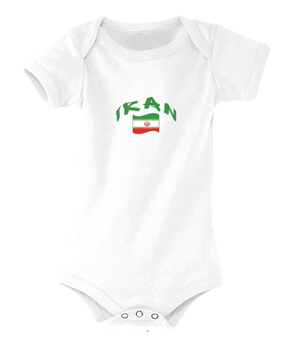 Supportershop Kids Iran Baby Bodysuit - White, 18-23 Months