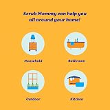 Scrub Daddy Scrub Mommy Dual Sided Non Scratch Sponge Violet Twin Pack view 9