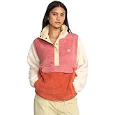 Billabong - Womens Switchback Pullover FLC Sweater, Color Kiss The Earth, Size: Medium