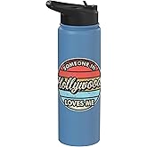 Someone In Hollywood Loves Me City US USA Stainless Steel Insulated Water Bottle