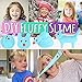 SLOUEASY - Sky Blue Fluffy Slime with Foam Beads, Soft and Non-Sticky Jumbo Floam Slime Stress Relief Toy Scented Sludge Slime Putty Clay Molds Craft Supplies,Beading Supplies(7oz)