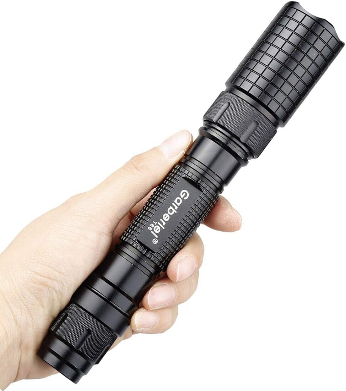 2 Sets 4000 Lumens 5 Modes LED Flashlight and Battery & Charger USA, High Lumens Flashlights, Flashlight Rechargeable - - 