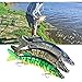 Lixada Fishing Lure,8-12inch Lifelike Multi-jointed 8/13-segement Pike Muskie Swimbait Crankbait Hard Bait Fish Treble Hook Tackle