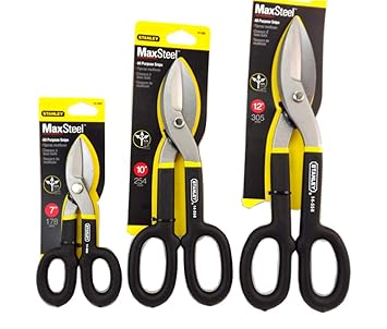 Stanley Max Steel All Purpose Snips (Metal Cutter)