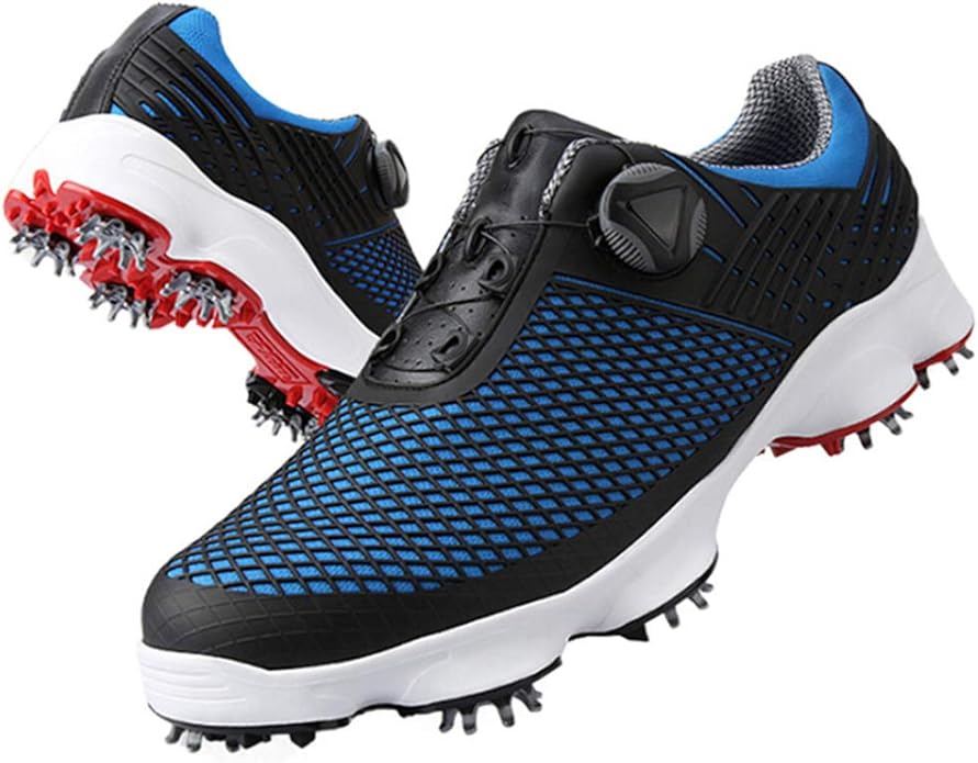 CGBF Chaussures de golf confortables pour homme, imperméables, respirantes, sans pics