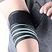 HYFAN Professional Wrist Elbow Knee Wraps Elastic Straps Brace Support Protector for Weightlifting Workout Bodybuilding Gym Fitness (Elbow, Dark Blue)