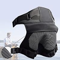 Kanu Sitzkissen - Verdicktes, Weiches Pad Mit Saugnäpfen Für Kajak & Fischerboot