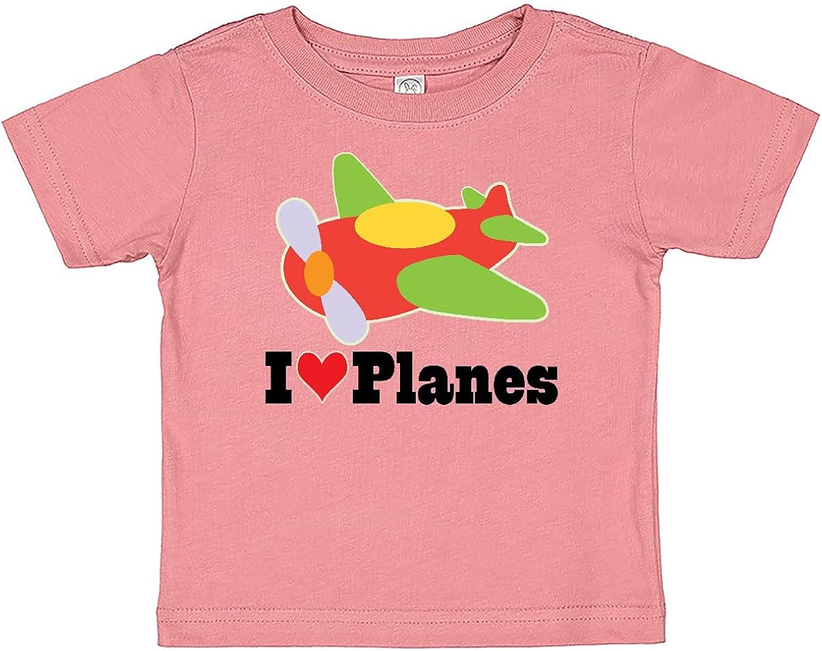 inktastic I Love Planes Cute Airplane Baby TShirt Clothing