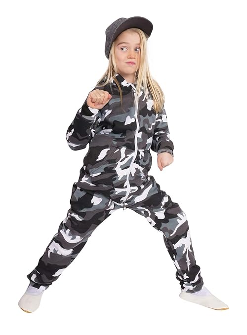 O'Poppy Kinder Jumpsuit einteilig Jungen Mädchen Overall Kids