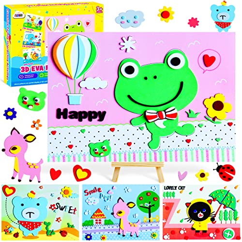 ZMLM Foam Craft Kit Toddler Preschool Busy Art Craft Supply Kids DIY